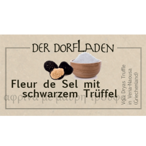 DER DORFLADEN - Fleur de Sel mit schwarzem Trüffel