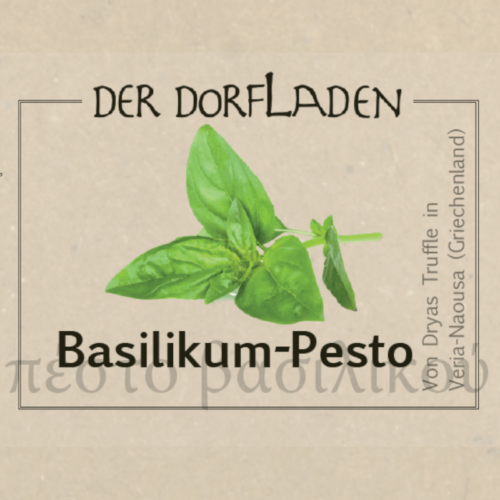 DER DORFLADEN - Basilikum-Pesto
