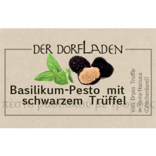 DER DORFLADEN - Basilikum-Pesto mit schwarzem Trüffel