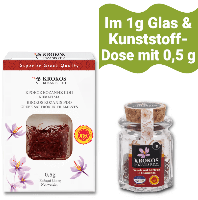 Roter Safran – Fäden (Krokos Kozanis)